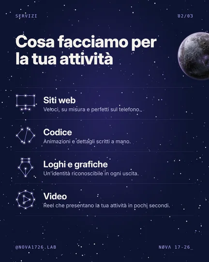 Post dei servizi NØVΛ